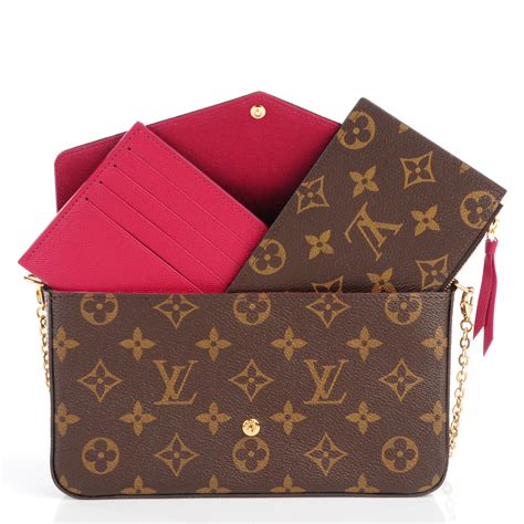 louis vuitton small purse chain|louis vuitton chain wallet felicie.